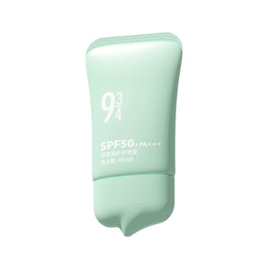 934 Lightweight Protective Sunscreen Lotion in a mint green squeeze tube, front view