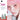 Little Ondine Tamagotchi Pixel Pals Multi-Use Color Stick in #A10 Disorder Ballet beside a close-up portrait