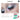 NOIRICORN Alien Flora single eyeshadow compact with pink-green shimmer swatch and eye makeup close-up