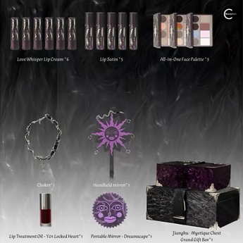 Girlcult coffret-cadeau maquillage complet Jianghu – détail du produit
