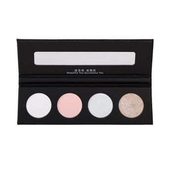 Beautiful You Successful You Four-Color Explosive Sparkle Highlighter Palette style #01