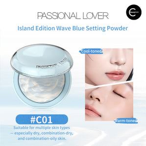 PASSIONAL LOVER Aqua Wave Blue Setting Powder