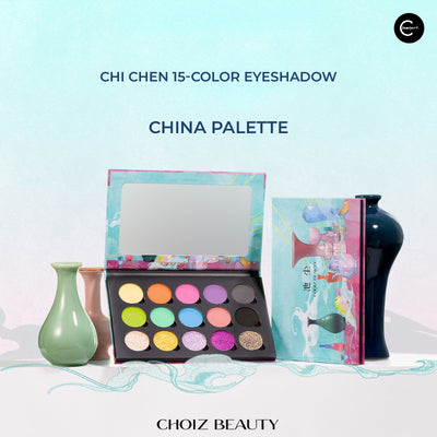 CHOIZ BEAUTY Porcelain Pond 15-Color Eyeshadow Palette