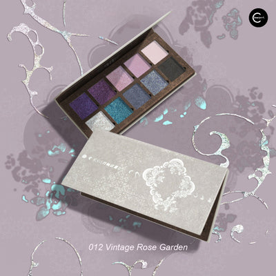 DRAMO Moon Wheel Project First Series 10-Color Eyeshadow Palette – #012 Vintage Rose Garden （Pre-order)