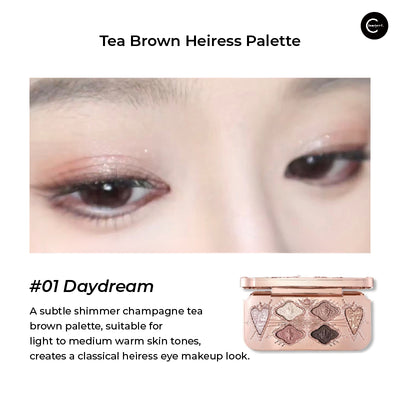 Flower Knows Knight Unicorn Six-Color Silk Satin Eyeshadow Palette