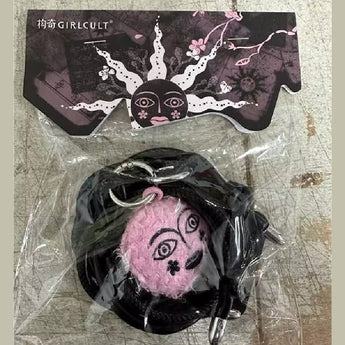 GIRLCULT GIrlcul Pink Plush Doll Keychain 01