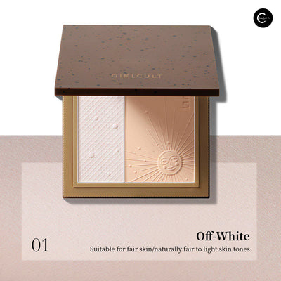 Girlcult Dual-Color Powder Compact