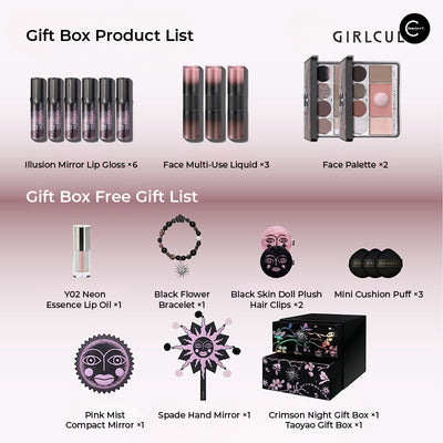 Girlcult Peach Blossom Spring Complete Makeup Gift Box (Pre-Order)