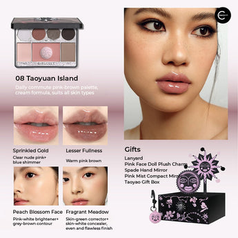 Girlcult Peach Blossom Spring Complete Makeup Gift Box packaging