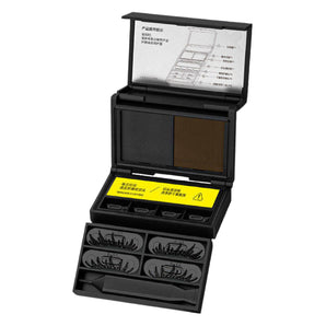 HANJILIAN Little Black Box 3-in-1 eyeliner stamp set in an open black case