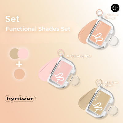 HYNTOOR Mini Blush & Base Cream 3-Piece Set