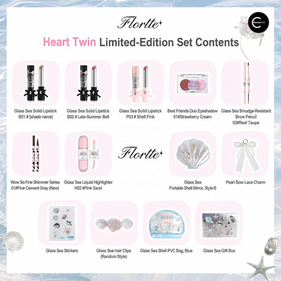 FLORTTE Glass Sea Makeup Gift Set