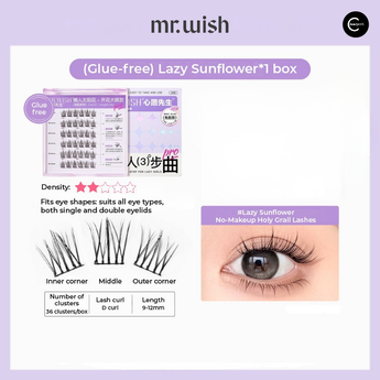MR.WISH Lazy 3-Step Glueless Eyelashes style #01