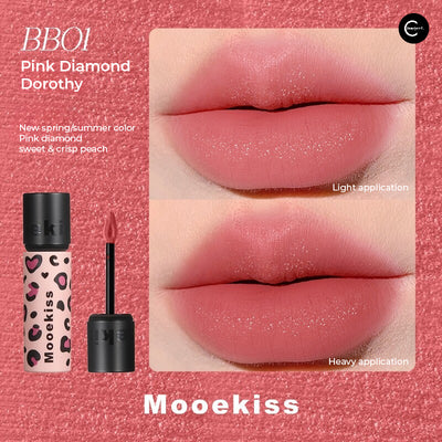 Mooekiss Velvet Leopard Print Lip Mud