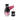 NEIYOU Monster Bear Soft-Focus Lip Glaze in black and pink bear-shaped packaging with applicator and mauve swatch