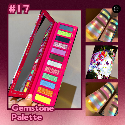 Narimi 12-Color Eyeshadow Palette – #17 Gemstone Palette