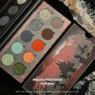 Shellwe Makeup × @ghoul.in.japan Nocturnal Flame Eyeshadow Palette