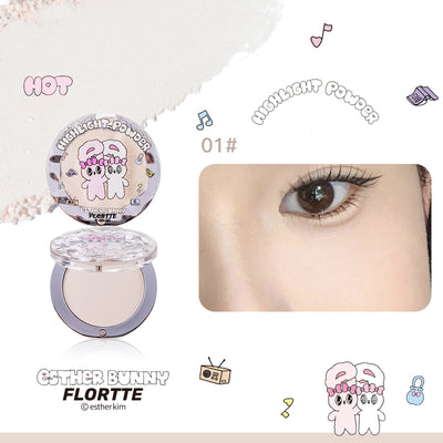 FLORTTE BUNNY Single Shade Highlighter Powder
