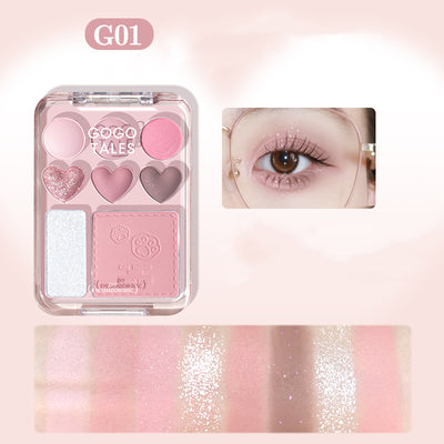 GOGOTALES Sweetheart Blush & Eyeshadow Palette