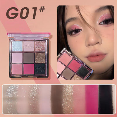 GOGOTALES Glass Nine-Pan Lidschatten-Palette
