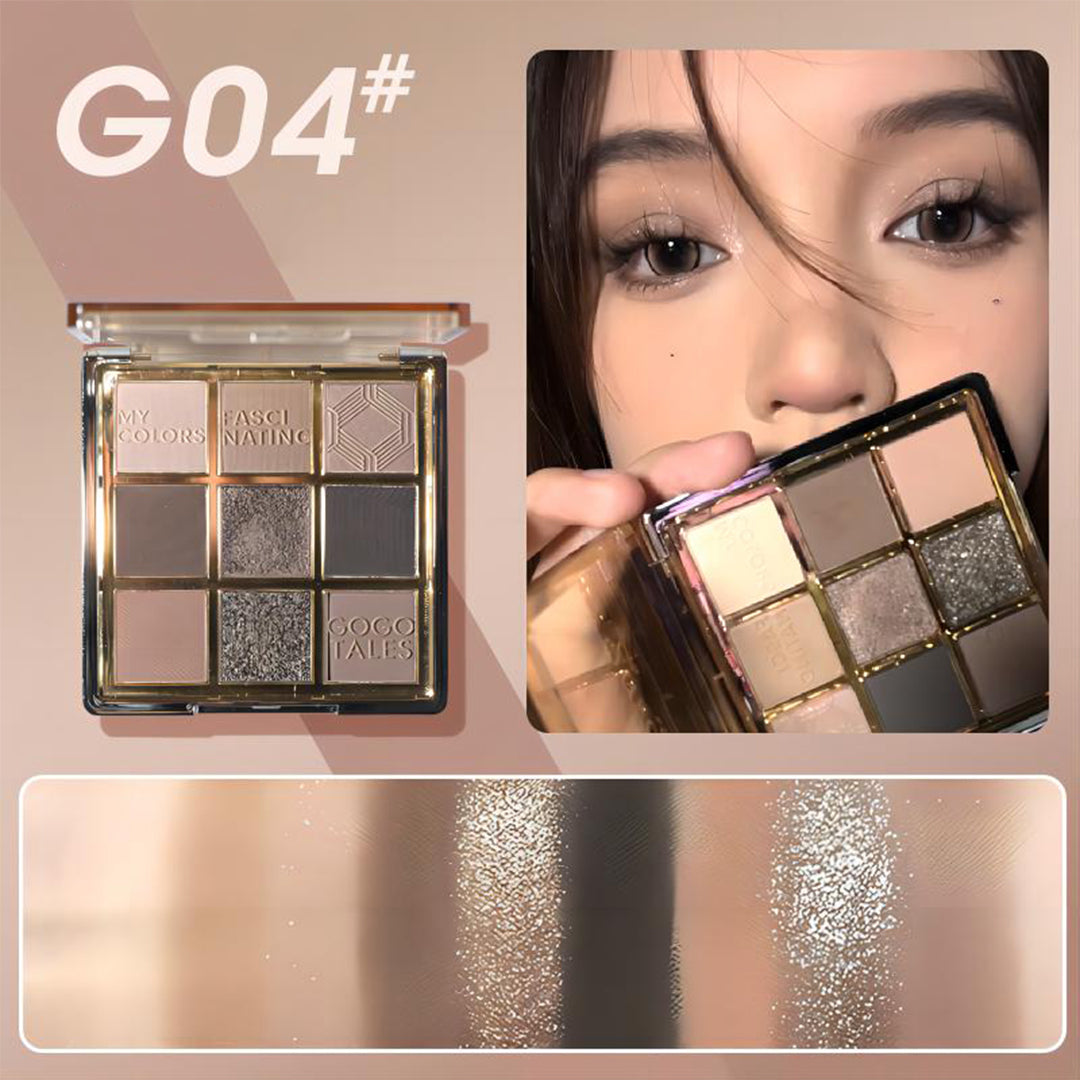 GOGOTALES Glass Nine-Pan Eyeshadow Palette
