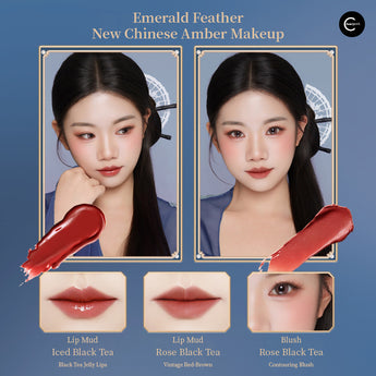Pouch The Palace Museum リップカラー 口紅 セット 中華 The Palace Museum Treasure Butterfly Dual-Use Lip & Cheek Balm