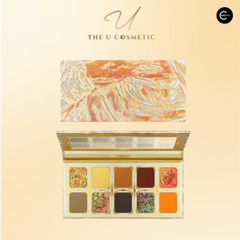 The U Cosmetic 10-Color Palette de fards à paupières – #Dusk Sands – détail du produit