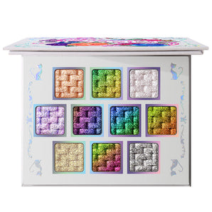 Palette de 10 fards polarisés caméléon Ucanbe – #BaiLiFangHua style #BaiLiFangHua