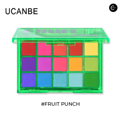 Ucanbe Fruit Punch 15-Color Eyeshadow Palette