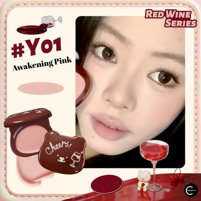 LEEMEMBER Velvet Wine Lip & Cheek Cream