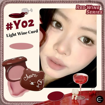 LEEMEMBER Velvet Wine Lip & Cheek Cream detail