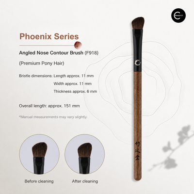 Zhufengtang F918 Pinceau contour du nez biseauté