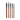 Zhufengtang eyeshadow brush collection with five animal-hair brushes in varying sizes, shown upright