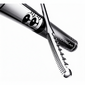 CARSLAN mascara tube with spiral brush wand on white background