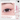 FLORTTE Fruit Salad gel eyeliner in shade 03 Pink Mango with eye-result swatch and product view