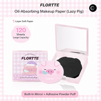 FLORTTE Powder Puff Blotting Paper