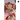 Flower Knows True Sweetie Party bear handheld mirror, front view
