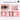 MISTY DREAM G04 pink and mauve eyeshadow palette with eye look and color swatches