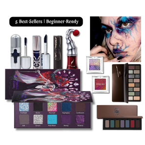 CbeautyMall Goth Essentials Makeup Set | Baby Bat Starter Kit & Goth Icon Advanced Kit