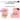 Blush color formula graphic combining MLD03 pink and MLD01 orange swatches into a neutral milk pink shade