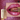 MEEYA SHOW glitter lipstick with pink-purple lip result and close-up swatch