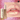 MEEYA SHOW lipstick with pink glitter lip makeup result