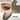 Shellwe Makeup Melancholy single eyeshadow pan with gray-brown powder swatch and eye makeup close-up