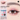 Four-shade pink eyeshadow compact with a cool pink eye look