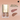 OUT OF OFFICE two-piece lip color set with two brown-toned swatches, front view