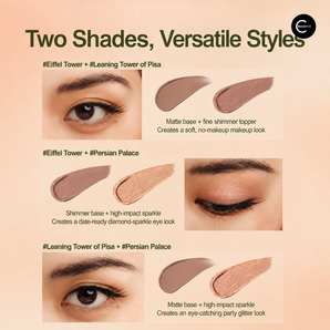 OUT OF OFFICE Matte Liquid Eyeshadow Duo