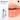 Romantic Beauty #02 lip color bottle with a warm orange glossy lip swatch