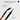 Black angled and fine-tip eye makeup brushes on a white background