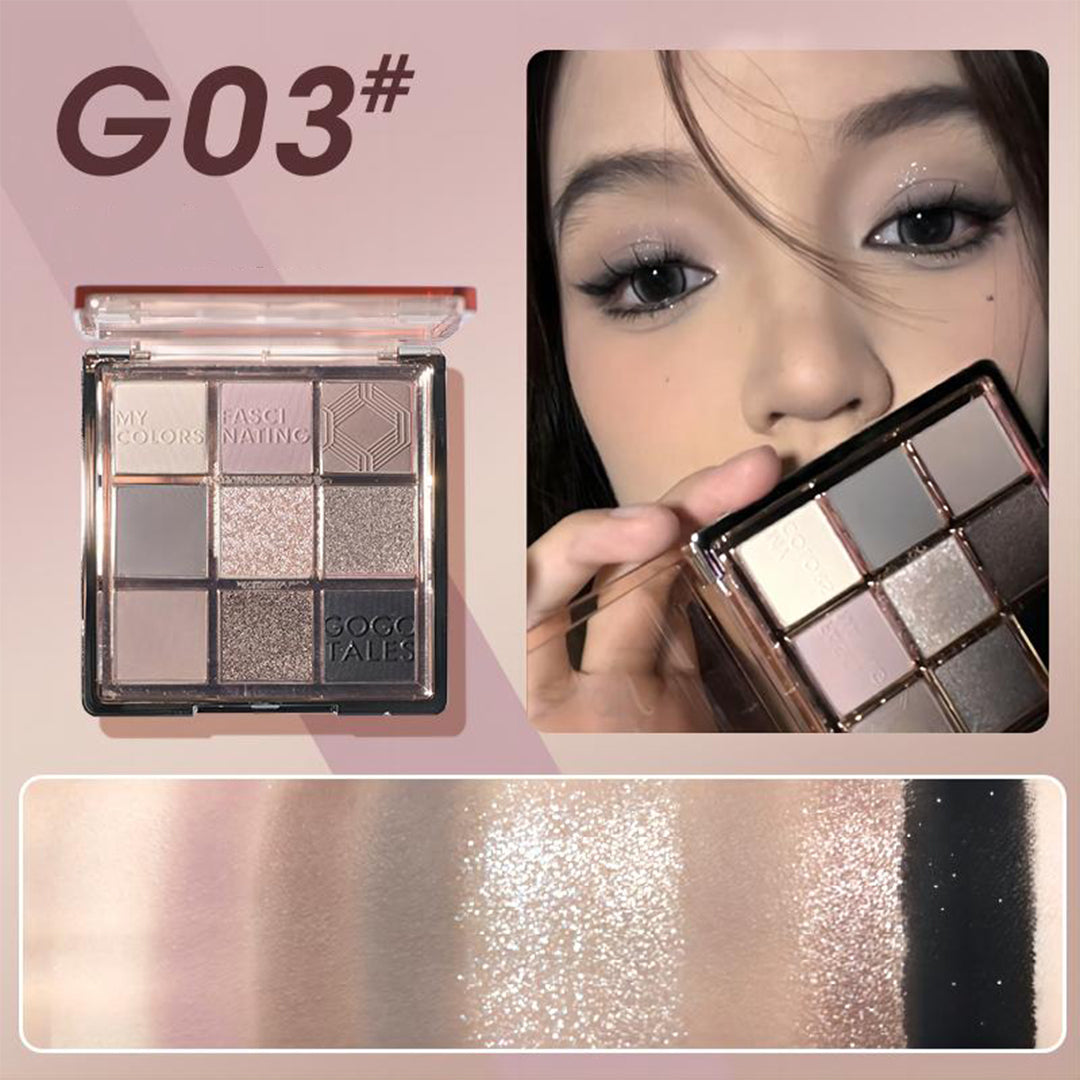 GOGOTALES Glass Nine-Pan Eyeshadow Palette