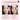Two portraits demonstrating contour and brightening powder application with makeup brushes.